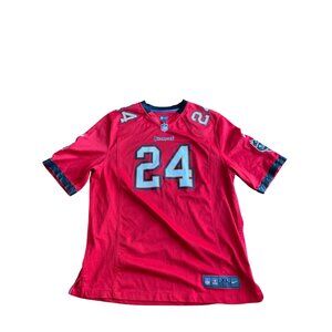 Nike NFL On Field Tampa Bay Buccaneers #24 Barron Red Jersey XL
